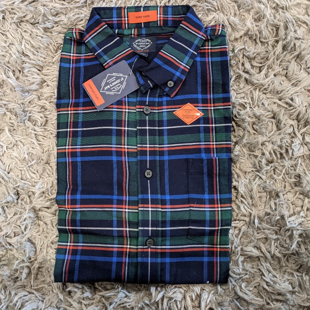 Mens Long Sleeve Flannel Shirt